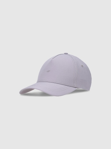 4F Czapka z daszkiem strapback uniseks  fioletowa Fioletowy