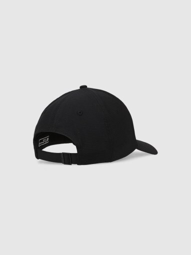 Czapka z daszkiem strapback uniseks - czarna