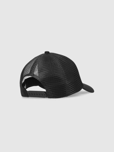Czapka z daszkiem trucker uniseks 4F 4FWSS25ACABU401 - czarna