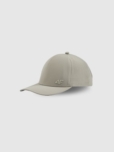  4F Czapka z daszkiem uniseks 4F 4FRSS26ACABU595  szara Szary