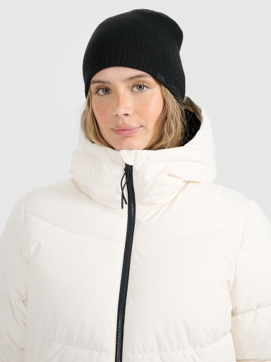 4F Czapka zimowa uniseks 4F 4FWMM00ACAPU633 czarna Czarny