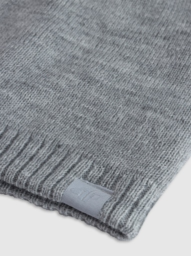 Czapka zimowa uniseks 4F 4FWMM00ACAPU633 - szara