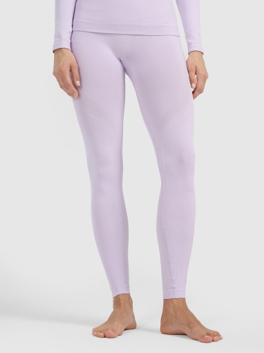 Damska bielizna termoaktywna (dół) 4F 4FWAW25USEAF217 - fioletowa