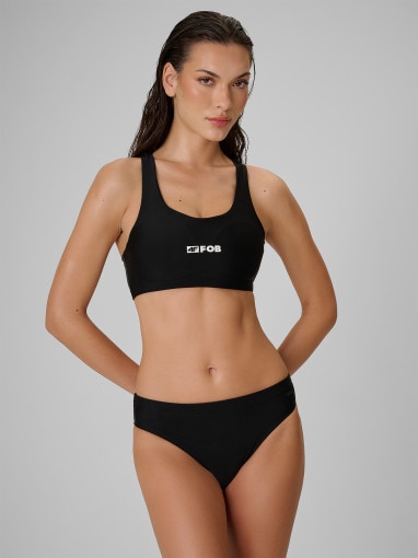 Obrazek dla: 4F Damska góra od bikini 4F 4FRSS26UBKTF106  czarna Czarny