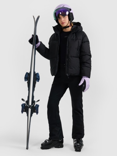 Damska kurtka narciarska 4F 4FWAW25TTJAF0808 - czarna