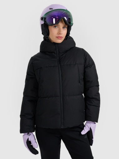  4F Damska kurtka narciarska 4F 4FWAW25TTJAF0808  czarna Czarny