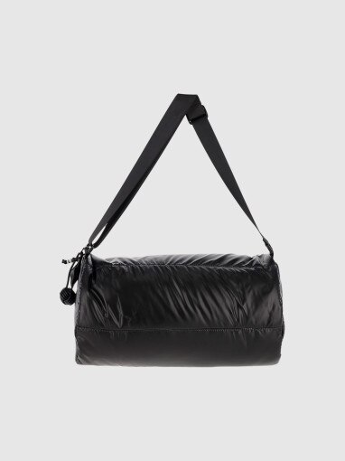 Damska torebka na ramię barrel bag 4F 4FRSS25ASBGU087 - czarna