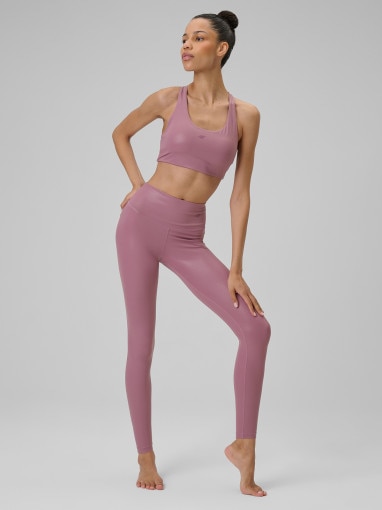 Damski biustonosz do jogi 4F 4FRSS26USBAF264 - różowy