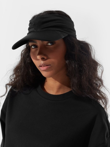 Damski daszek 4F 4FSSS23ACABF244 - czarny