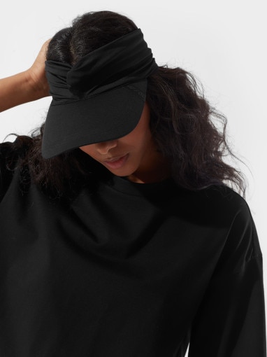  4F Damski daszek 4F 4FSSS23ACABF244  czarny Czarny