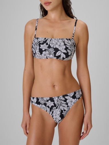 Damski dół od bikini 4F 4FRSS26UBKBF109 - czarno-biały