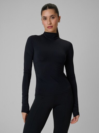 Obrazek dla: 4F Damski longsleeve treningowy 4F 4FWSS26TFLOF502  czarny Czarny