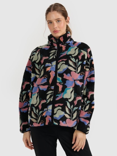  4F Damski polar rozpinany bez kaptura 4F 4FRAW25TFLEF499  multikolor Multikolor