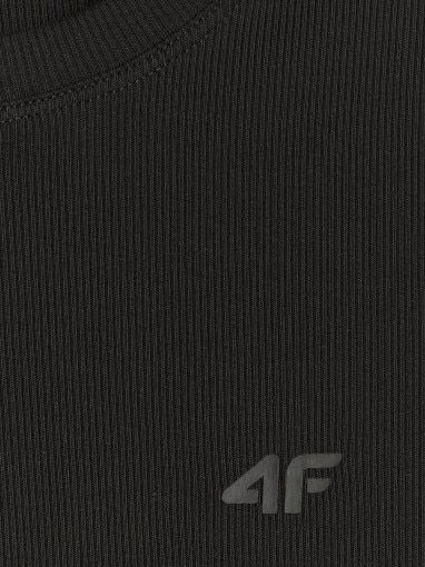 Damski t-shirt basic 4F 4FRSS26TTSHF3629 - czarny