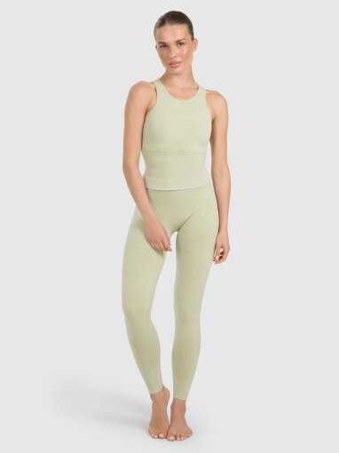 Damski top do jogi i pilatesu 4f 4FWAW25TFSLF578 - zielony