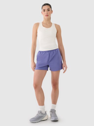 Damski top treningowy 4F 4FRSS25TFSLF430 - biały