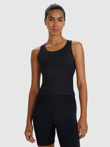 4F Damski top treningowy 4F 4FWMM00TFSLF0763  czarny Czarny