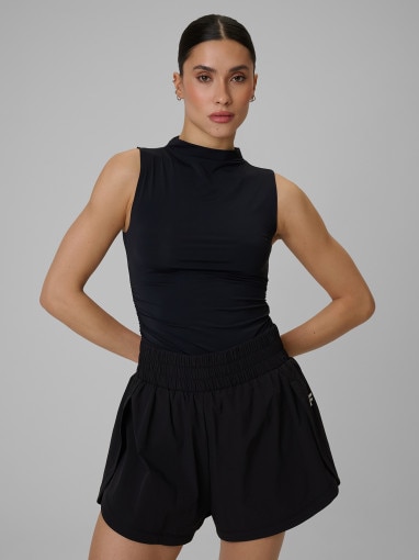  4F Damski top treningowy 4F 4FWSS26TFSLF0749  czarny Czarny
