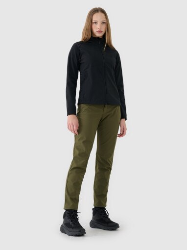 4F Damskie buty trekkingowe 4F SPEED HIKER 4FWMM00FOTSF035  czarne Czarny