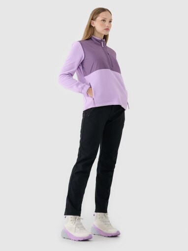 4F Damskie buty trekkingowe 4F SPEED HIKER 4FWMM00FOTSF035  różowe Fioletowy