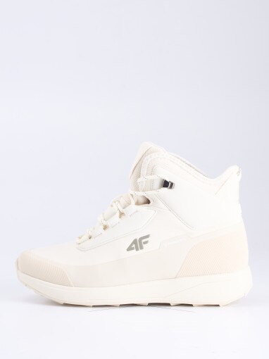  4F Damskie buty zimowe śniegowce DCX 4F 4FRAW25FWINF058  białe Biały