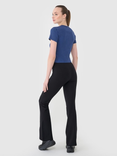 Damskie legginsy 4F 4FRSS25TTIGF258 - czarne
