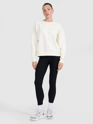  4F Damskie legginsy 4F 4FWAW25TTIGF237  czarne Czarny