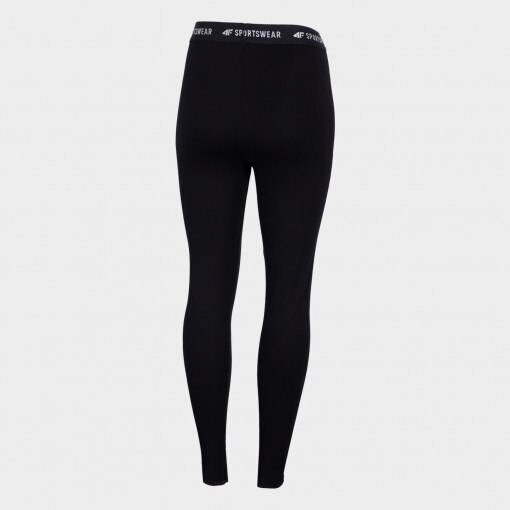 Damskie legginsy dzianinowe 4F NOSD4-LEG300 - czarne