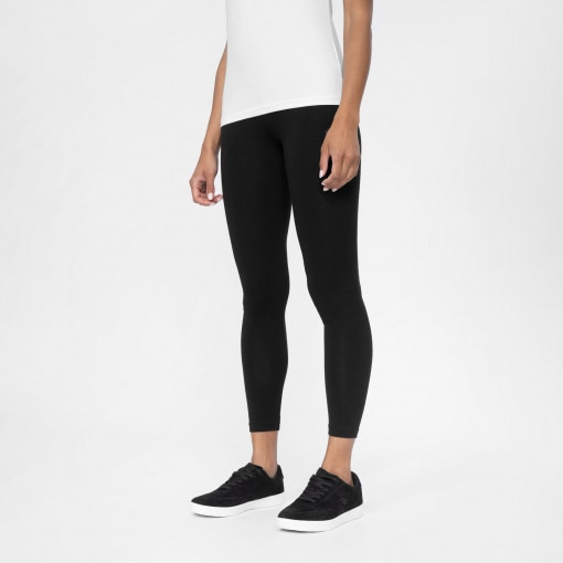 Damskie legginsy dzianinowe 4F NOSD4-LEG301 - czarne