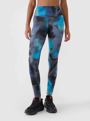 Damskie legginsy treningowe 4F 4FRSS25TFTIF408 - multikolor