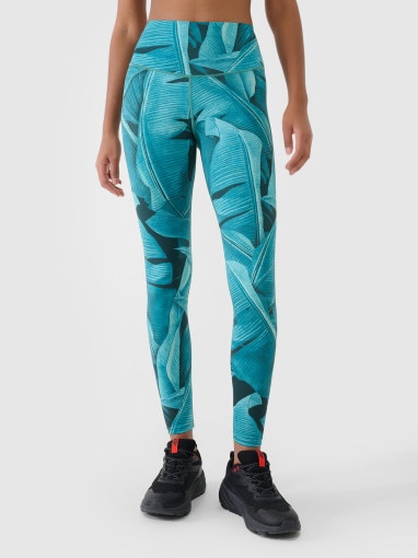 Damskie legginsy treningowe 4F 4FRSS25TFTIF408 - multikolor