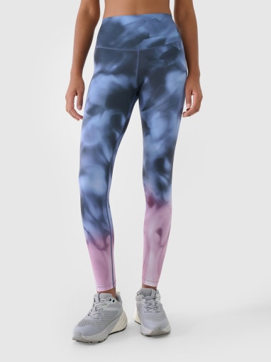 Damskie legginsy treningowe 4F 4FRSS25TFTIF408 - multikolor