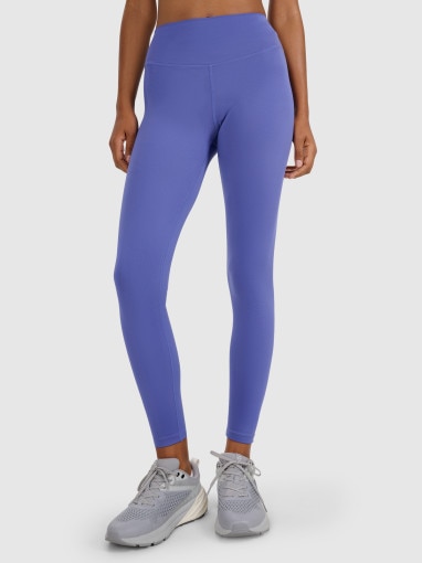 Damskie legginsy treningowe 4F 4FWAW25TFTIF362 - granatowe