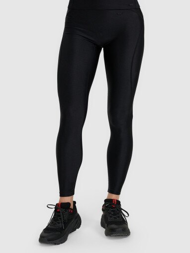Damskie legginsy treningowe 4F 4FWAW25TFTIF366 - czarne