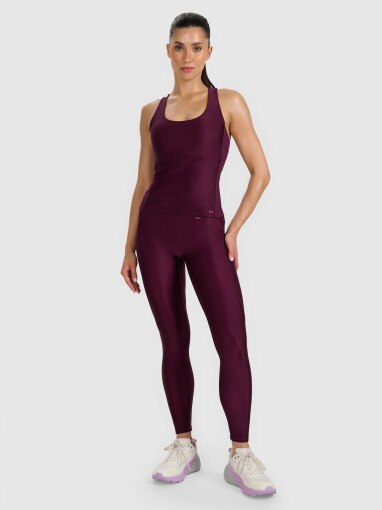 4F Damskie legginsy treningowe 4F 4FWAW25TFTIF366  fioletowe Fioletowy