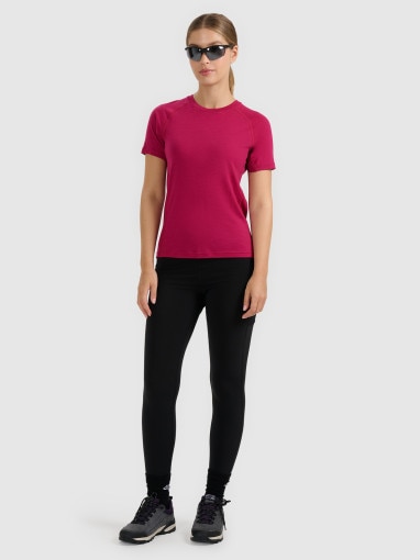  4F Damskie legginsy treningowe 4F 4FWAW25TFTIF373  czarne Czarny