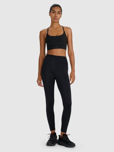  4F Damskie legginsy treningowe 4F 4FWMM00TFTIF411  czarne Czarny
