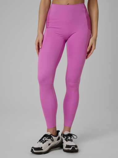 Damskie legginsy treningowe 4F 4FWSS26TFTIF397 - różowe