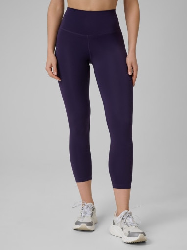 Damskie legginsy treningowe 4F 4FWSS26TFTIF419 - fioletowe