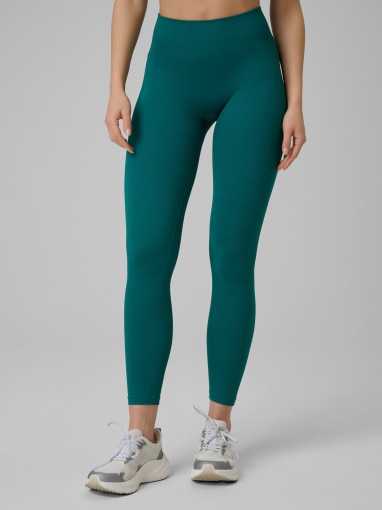 Damskie legginsy treningowe 4F 4FWSS26TFTIF420 - turkusowe