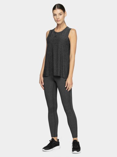  4F Damskie legginsy treningowe 4F NOSD4SPDF311A  szare Szary