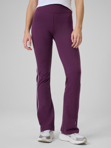 Damskie legginsy z rozszerzanymi nogawkami 4F 4FWSS26TTIGF260 - fioletowe