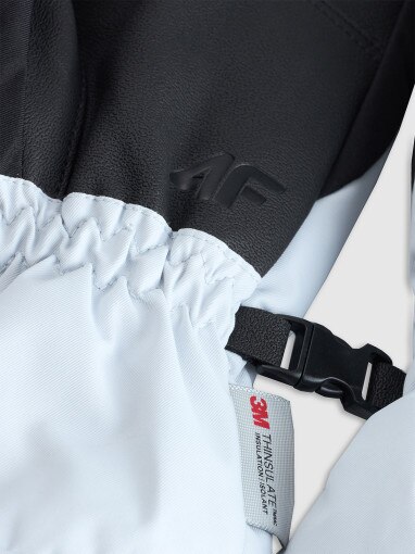 Damskie rękawiczki narciarskie Thinsulate membrana 5000 4F 4FRAW25AFGLF222 - szare