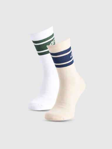 4F Damskie skarpetki casual (2pack) 4F 4FRAW25USOCF520  multikolor Multikolor