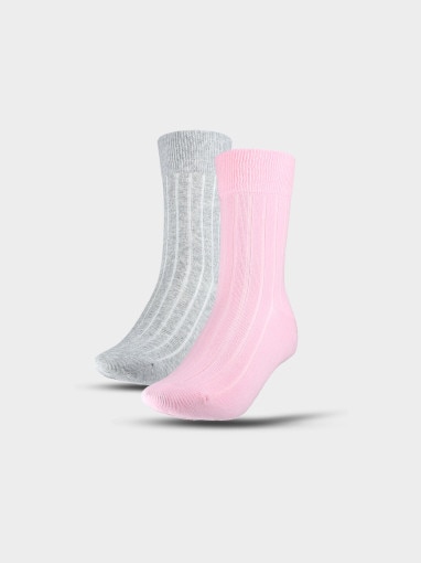 4F Damskie skarpetki casual (2pack) 4F 4FWSS25USOCF375  multikolor Multikolor