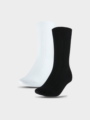 4F Damskie skarpetki casual (2pack) 4F 4FWSS25USOCF375  multikolor Multikolor
