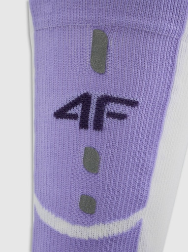 Damskie skarpetki kolarskie wysokie 4F 4FRSS26UFSOF357 - multikolor