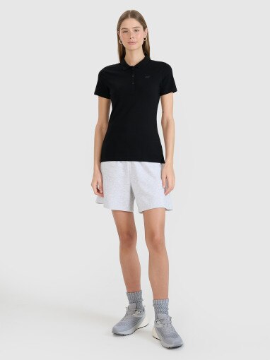 4F Damskie spodenki dresowe 4F 4FWMM00TSHOF771  szare Szary