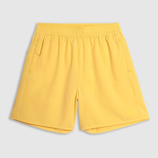 Damskie spodenki plażowe 4F 4FWSS25UBDSF149 - żółte