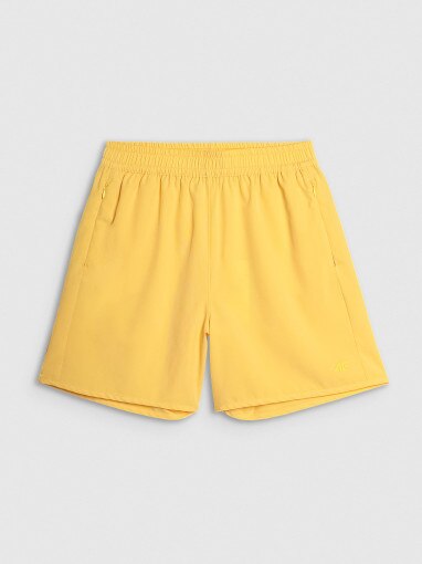 4F Damskie spodenki plażowe 4F 4FWSS25UBDSF149  żółte żółty